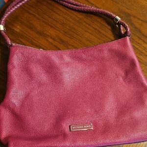 Michael Kors Fuchsia Leather Shoulder Bag
